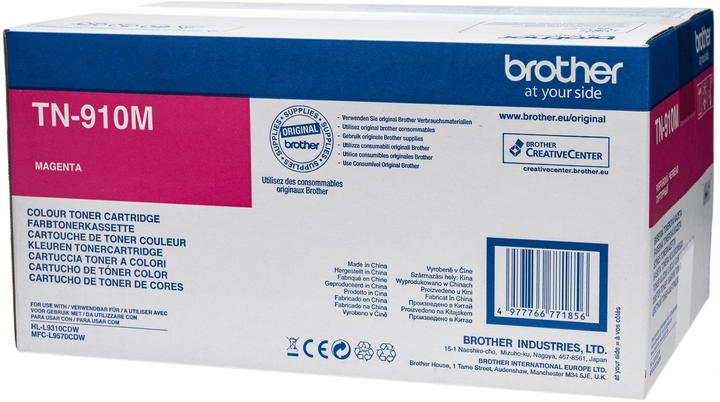 Actual product image Brother Tn-910m (M)
