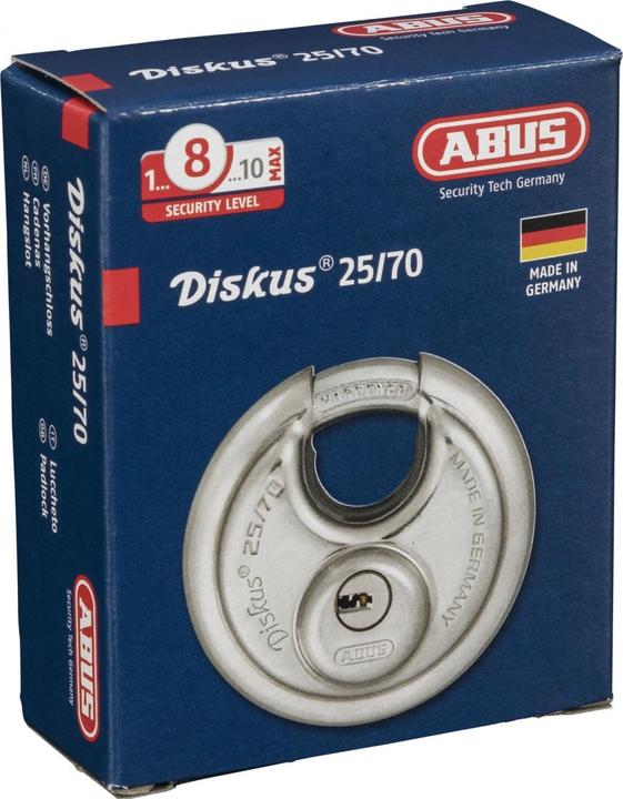 Produktbild Abus 25/70 with 5 keys kd.