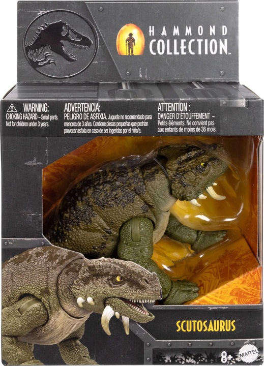 Immagine prodotto Mattel Collezione JW Hammond - Pacchetto Dino #3 - Scutosauro