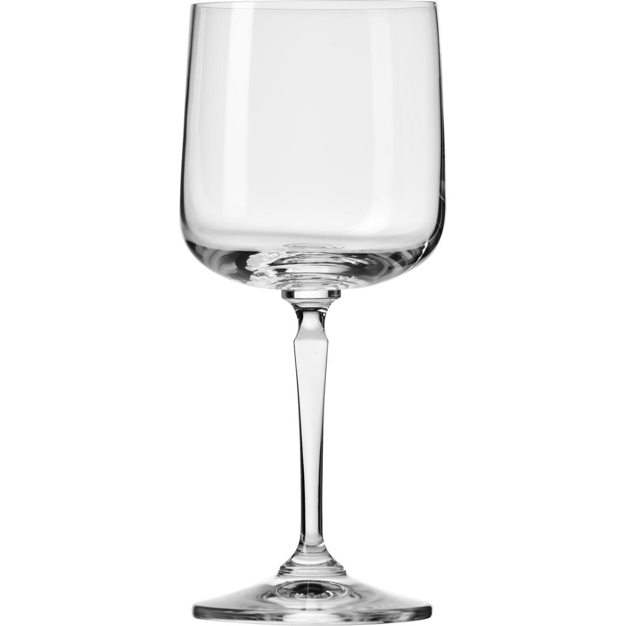 Krosno Wine glass set Roma, glass, 0.390 l, 4 pcs, Calice da vino, Trasparente