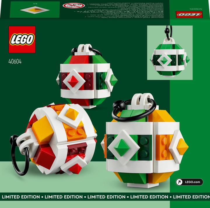 Immagine prodotto LEGO Set di gingilli natalizi (40604, Set LEGO rari)