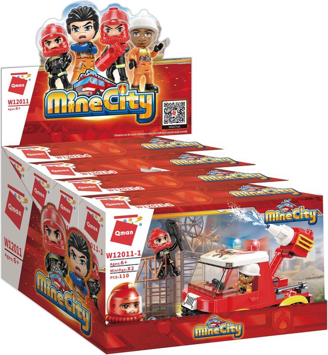 Produktbild Qman Feuerwehr Mini Set (4er Pack)