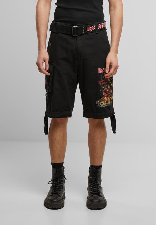 Produktbild Brandit Iron Maiden Savage Shorts The Number of The Beast black edition - 190545 (XXL)