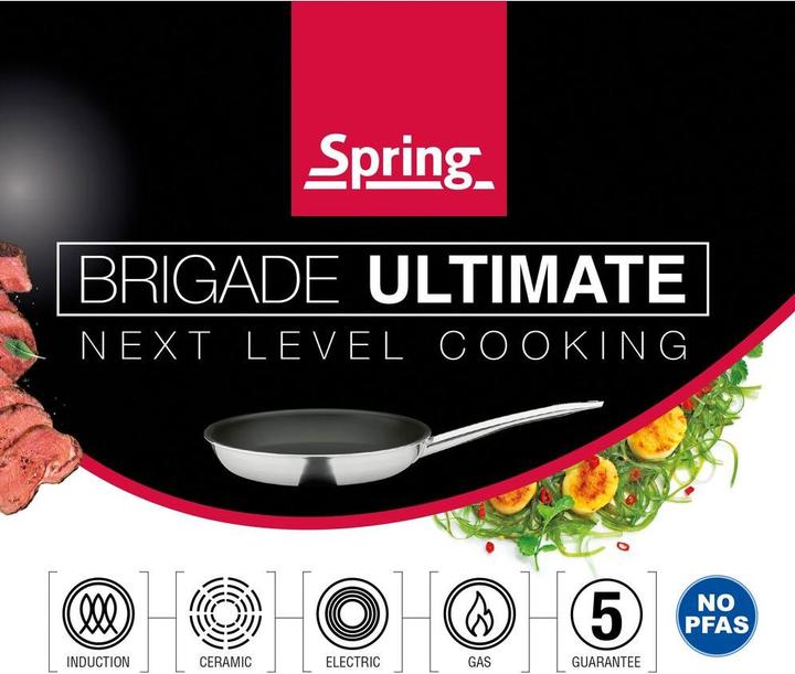 Productafbeelding Spring Brigade Ultimate Bratpfanne (Koekenpan, Roestvrij staal, 16 x 3.30 cm)