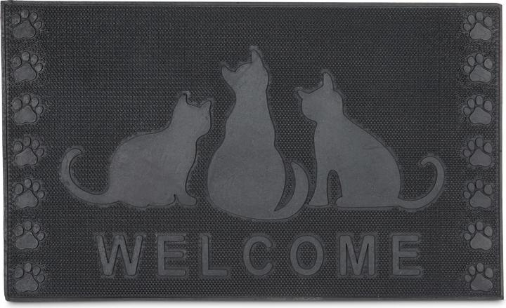 Relaxdays Fussmatte Gummi (75 x 45 x 0.5 cm)