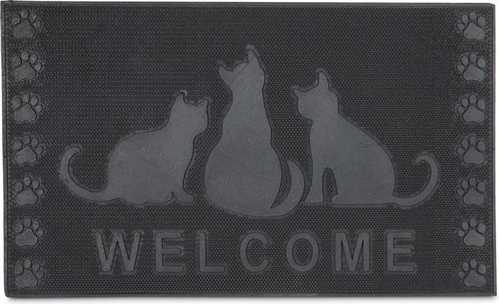 Relaxdays Doormat rubber (75 x 45 x 0.5 cm)