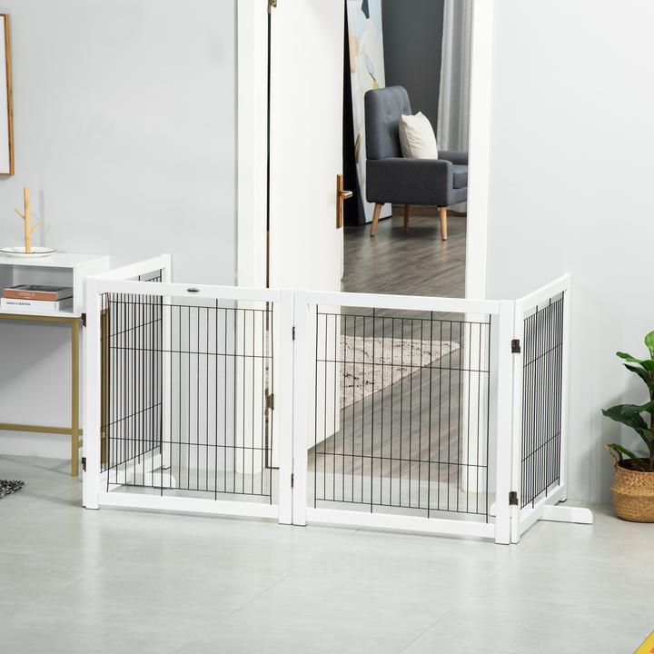 Actual product image PawHut Barrier grid with folding system