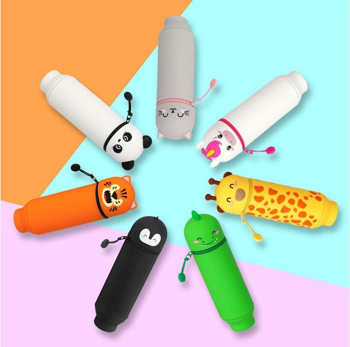 Produktbild Legami Kawaii 2-in-1 Silicone Pencil Case Panda, Federmäppchen, Mäppchen, Stiftehalter, KA0010