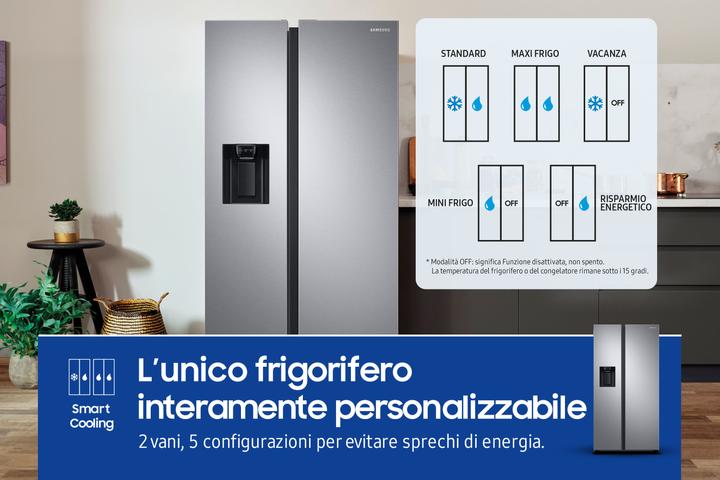 Image du produit Samsung RS68A884CSL Réfrigérateur côte à côte Installation gratuite 635 (635 l)