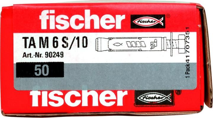 Image du produit Fischer Tam.charge lourdes TA M6 10 avec vis (50 pcs)