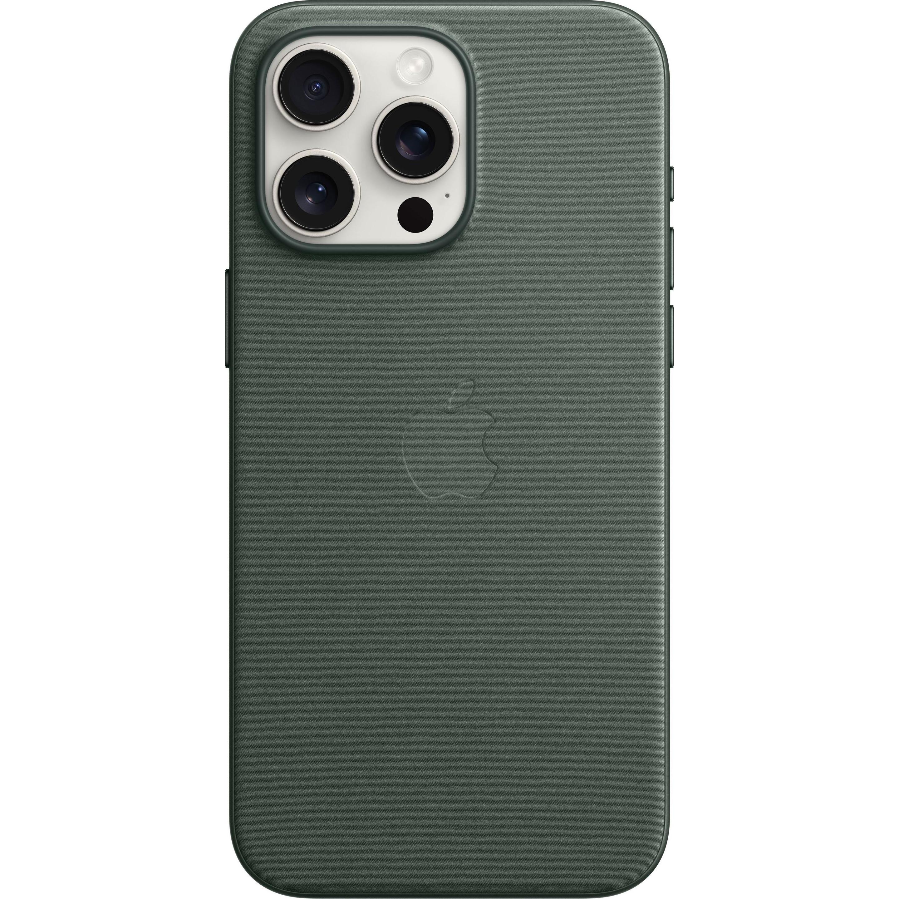 Apple Feingewebe Case mit MagSafe (Apple iPhone 15 Pro Max), Smartphone Hülle, Grün