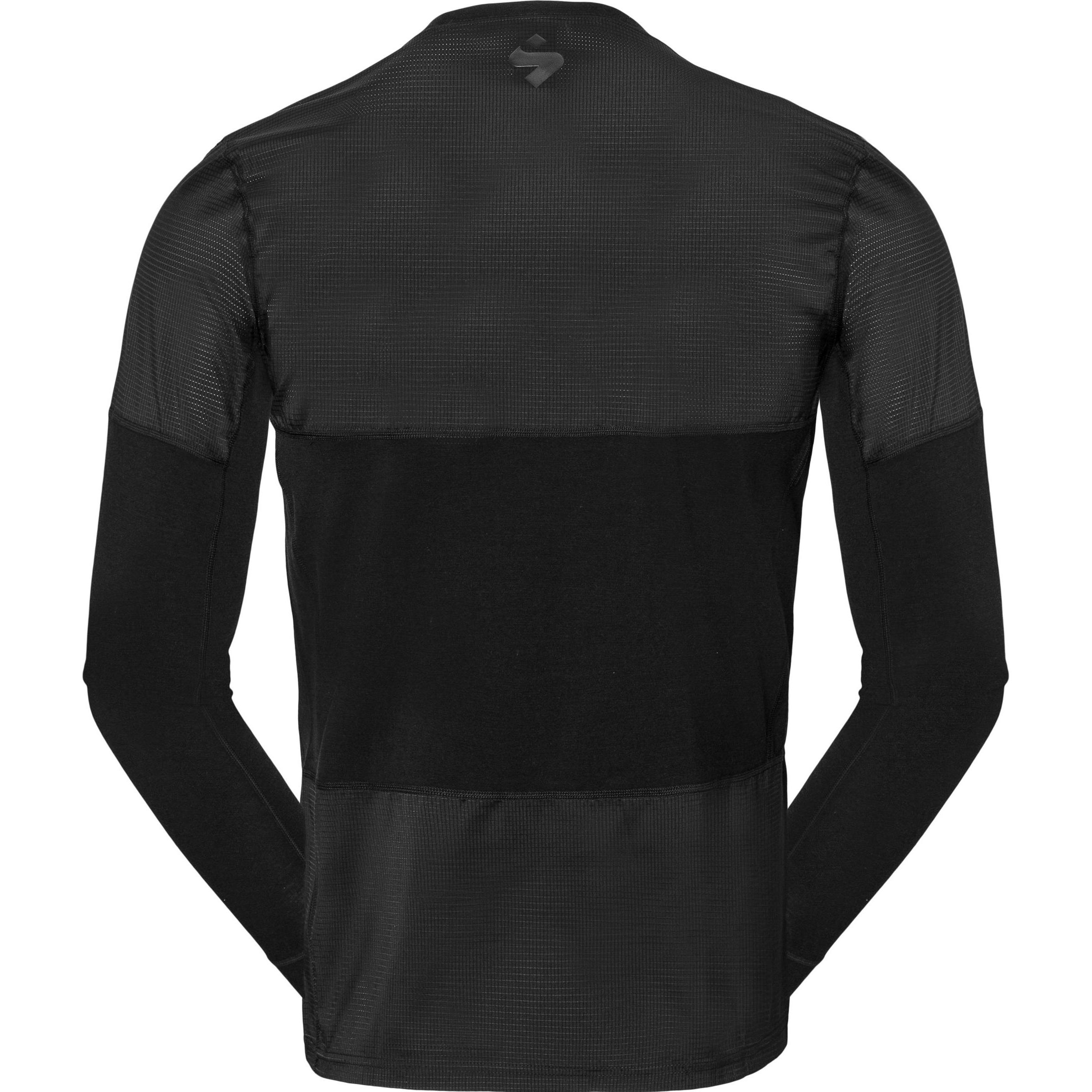 Thumbnail - Sweet Protection, Herren, Velotrikot, Hunter Merino Radtrikot langärmlig (XL), Schwarz, XL