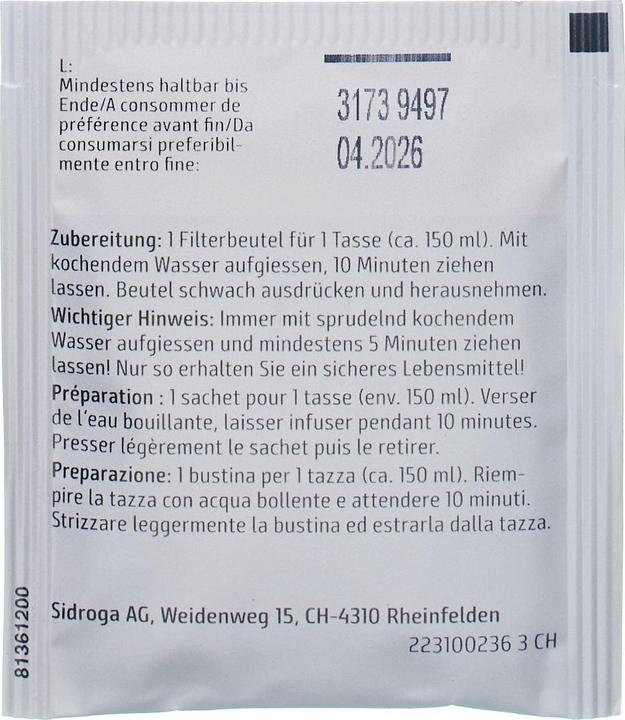 Valori nutrizionali e ingredienti Sidroga Silhouette del benessere (20 g)