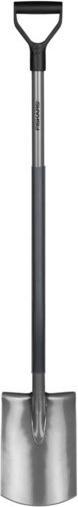 Image du produit Fiskars Ergonomic Rounded Spade Grey