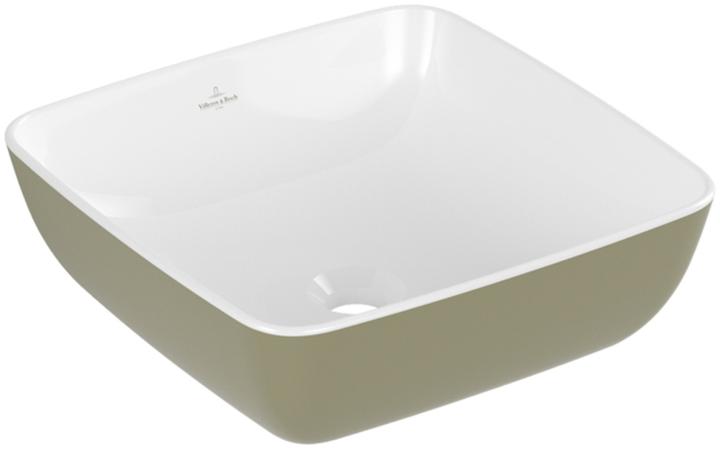 Villeroy & Boch V&B Countertop washbasin ARTIS 410x410mm, without ÜL sage green (410 mm, 410 mm)