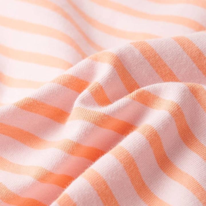 Immagine prodotto vidaXL Gonna per bambini a righe dritta rosa 116,Materiale: 95 (116)