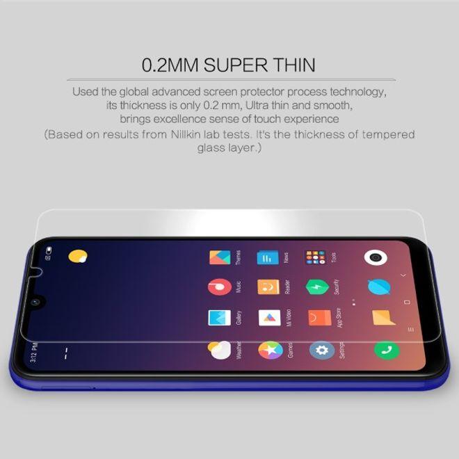 Actual product image Nillkin H+ PRO protective glass (1 Piece, Mi Play)