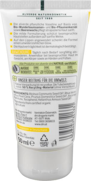Produktbild dm alverde Vaseline pflanzlich Pflege & Schutz