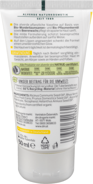 Produktbild dm alverde Vaseline pflanzlich Pflege & Schutz