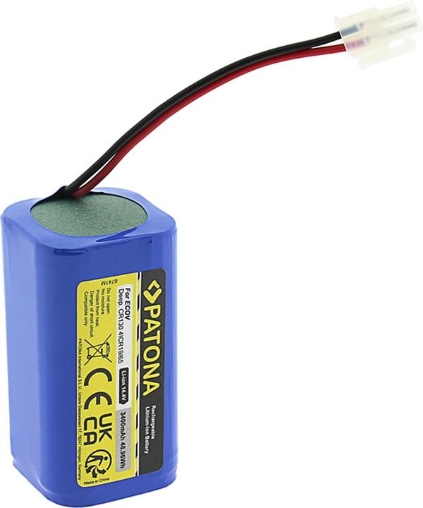 Actual product image Patona Battery Ecovacs Deebot CR130