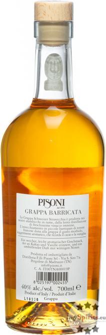 Produktbild Pisoni Riccardo Schweizer Grappa Barricata