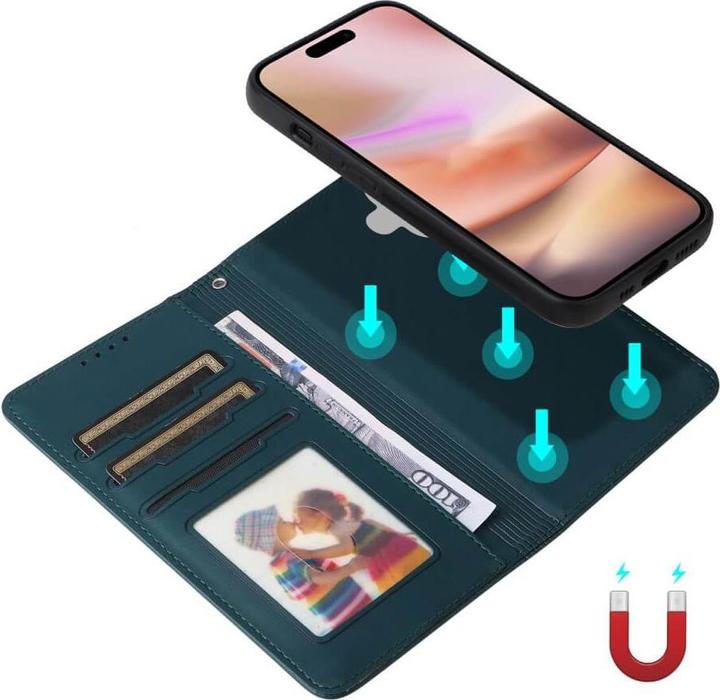 Actual product image Cover-Discount iPhone 16 Plus - Divisible wallet case 2-in-1 mobile phone case (Apple iPhone 16 Plus)
