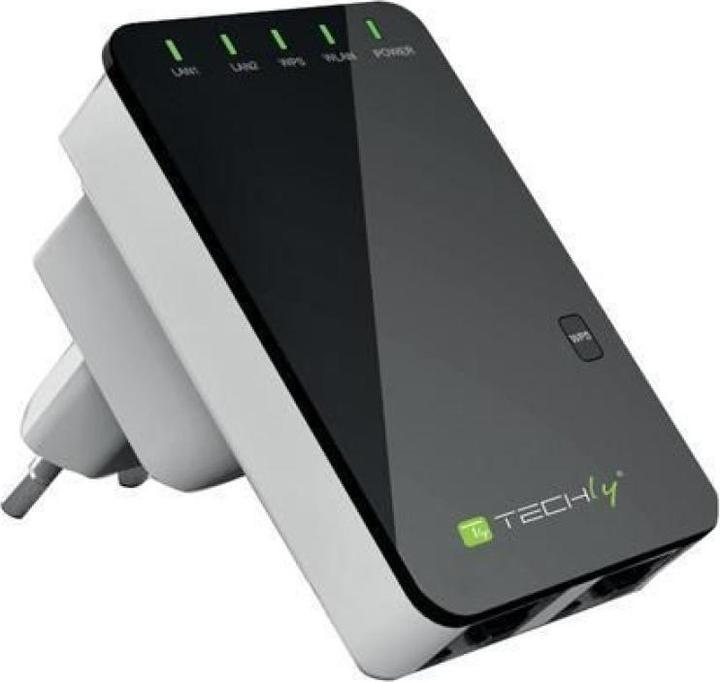 Produktbild Techly Access Point 300N Wall Repeater2 (I-WL-REPEATER2)