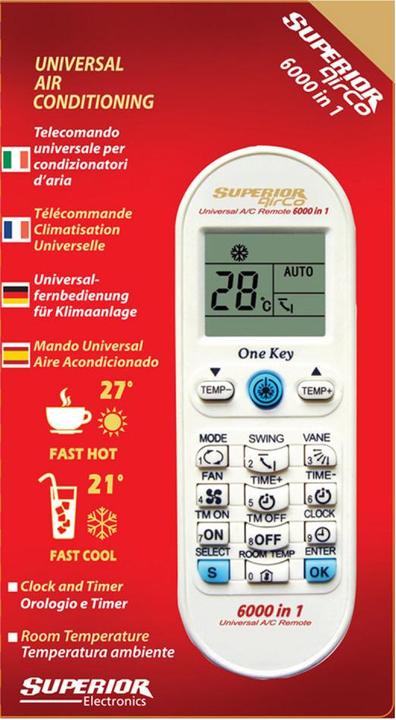 Actual product image Superior AirCo 6000 (Universal remote control, Miracast)