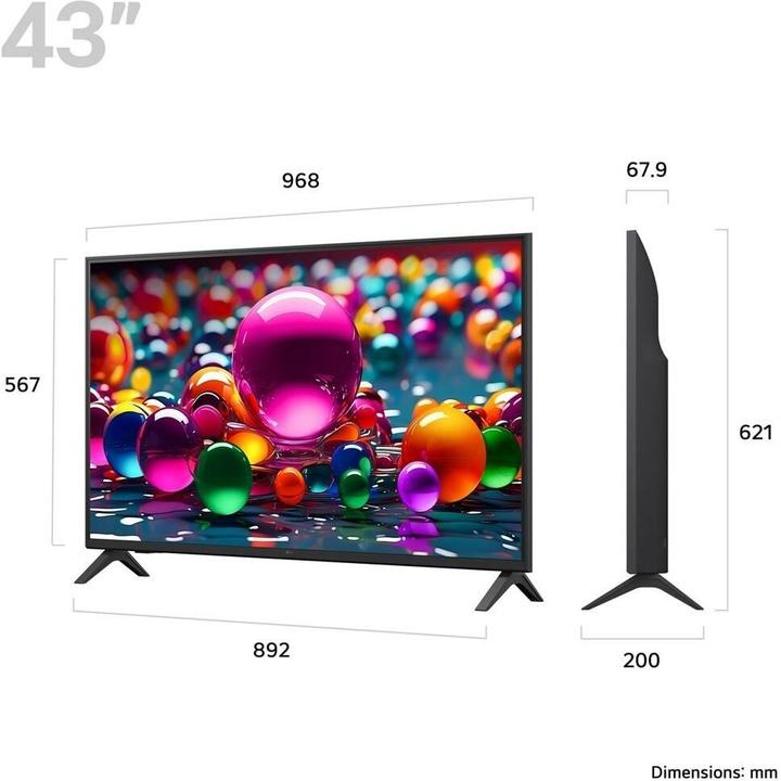 Produktbild LG 43UA75006LA (43", UA75, LED, 4K, 2025)