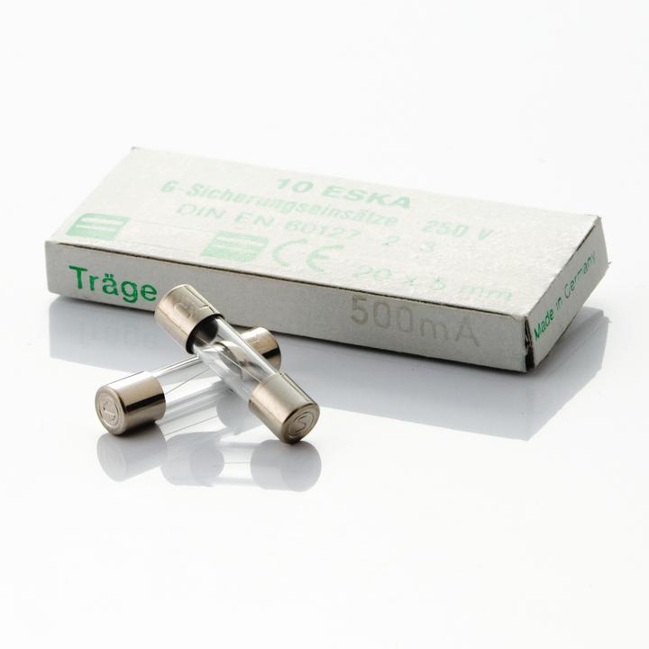 Produktbild Nordic Glas sikring - slow, 0,5A (0.50 A)