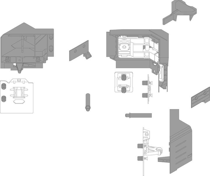 Blum Space-Corner Syncromotion-Set TANDEMBOX antaro M