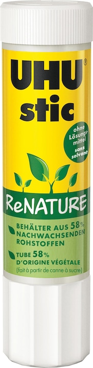 Actual product image UHU Glue stick solvent-free stic ReNATURE refillable: No Mass (weight): 8.2 g