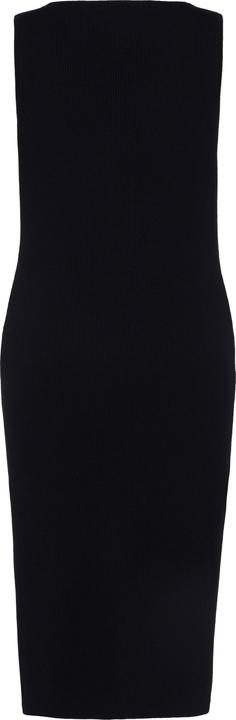Produktbild Ulla Popken Strickkleid, Rippstrick, Slim, Midilänge, V-Ausschnitt, ärmellos (56)