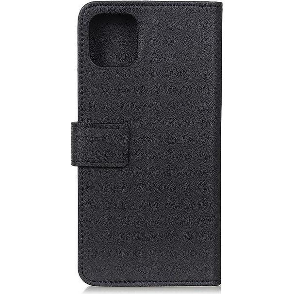 MU Classic Classic III Leder Bookcover Series (Honor 30), Smartphone Hülle, Schwarz