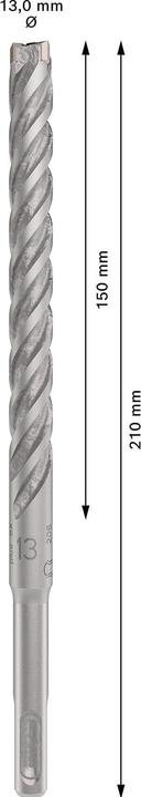Productafbeelding Bosch Professional Zubehör PRO SDS plus-5X hamerboor, 13 x 150 x 210 mm (13, 13 mm)