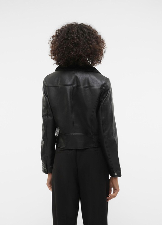 Image du produit Vero Moda VMHAILEY SHORT COATED JACKET Veste de motard aspect cuir (S)