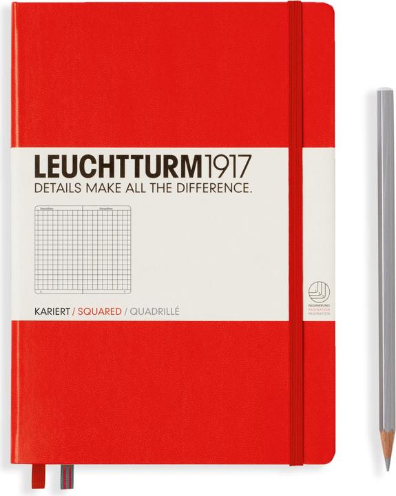 Immagine prodotto Leuchtturm1917 Taccuino (A5, Quadretti, Copertina rigida)
