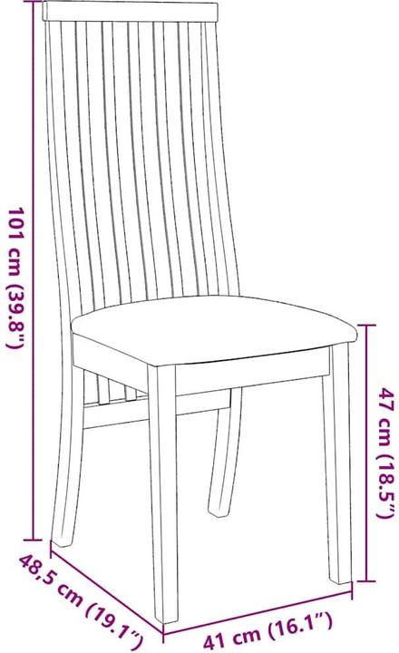Image du produit vidaXL Esszimmerstuhl