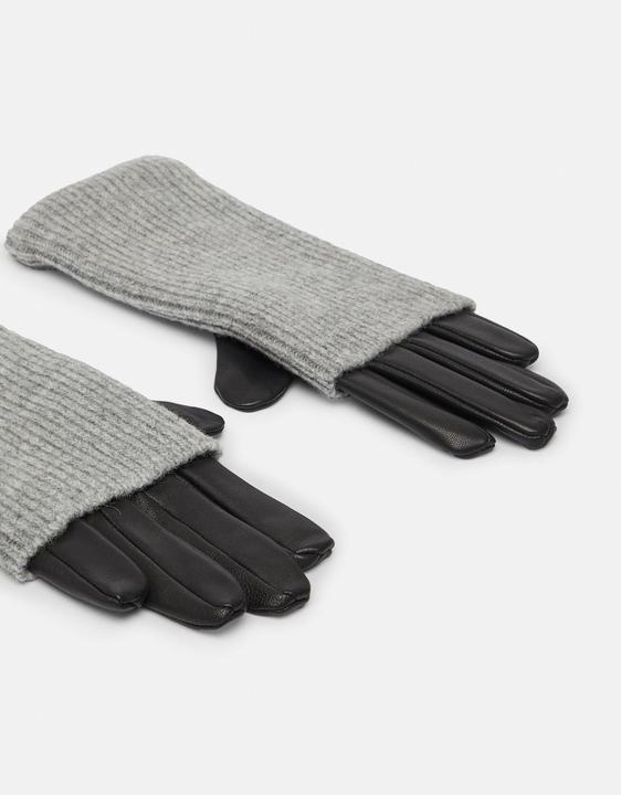 Produktbild Comma Handschuhe Lederhandschuhe mit Strickstulpe (S)
