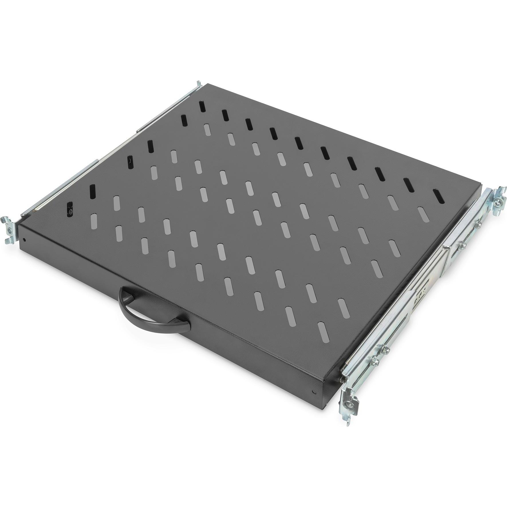 Digitus Ausziehbarer Fachboden, Serverschrank Zubehör, Schwarz