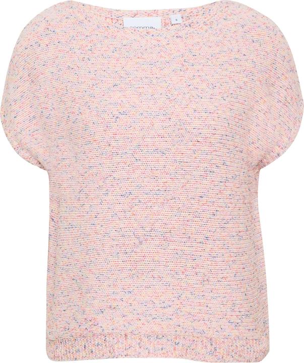 Immagine prodotto Comma Strickpullover Kurzärmeliger Strickpullover aus Effektgarn im Relaxed Fit (XL)