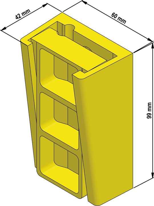 Actual product image Lapp Flat Cable Wedge Clamp Fkk