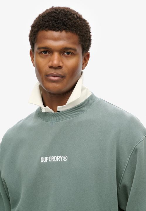 Produktbild Superdry Locker geschnittenes Rundhalssweatshirt mit Mikro-Logo (XL)