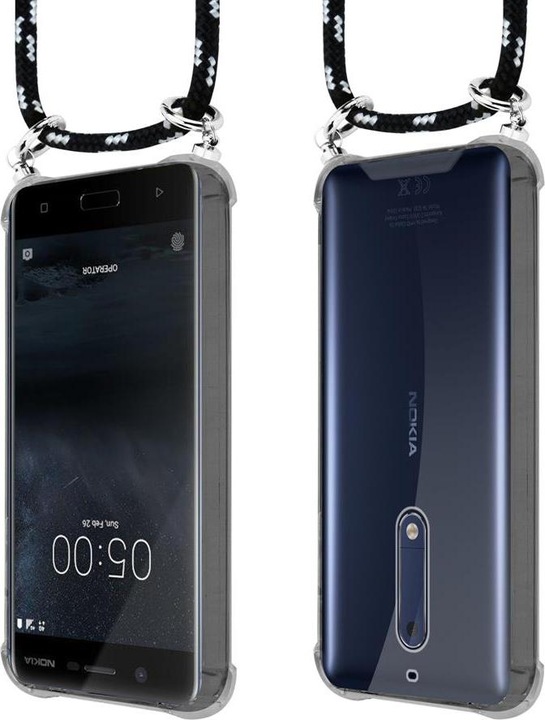 Produktbild Cadorabo TPU Handy Kette SILBER Cover