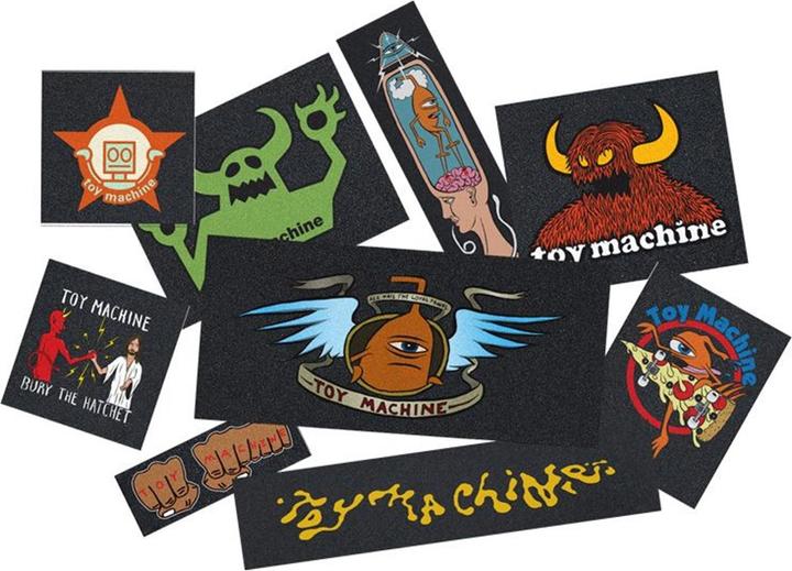 Actual product image Toy Machine Grip Sticker Series #2 (pack of 6)