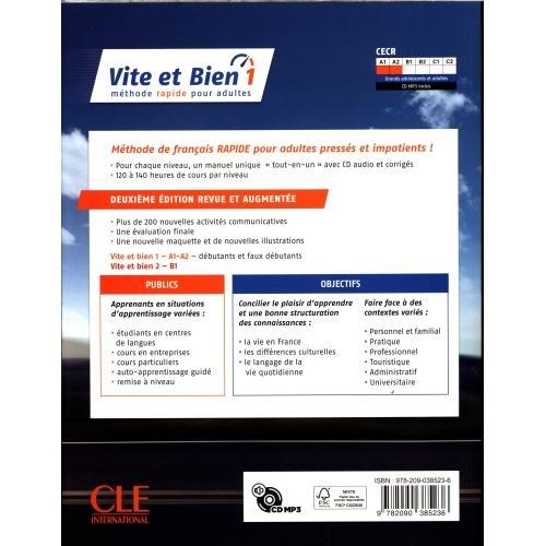 Thumbnail - Vite et Bien 1 A1/A2 Handbuch + Schlüssel + CD, Schulbücher von Miquel Claire