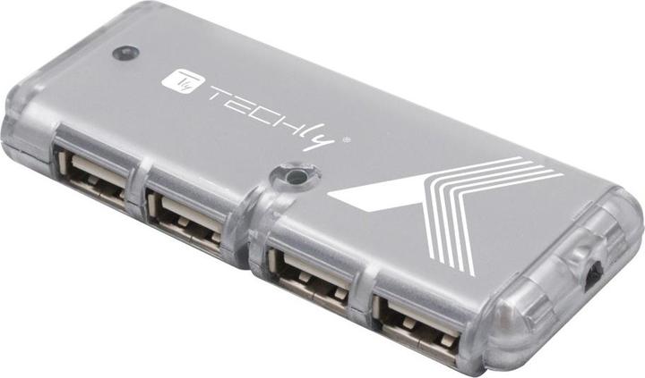 Actual product image Techly USB 2.0 Mini Hub, 4-Port (USB-A, 4 ports)