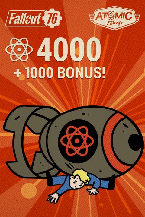 Image du produit Microsoft Fallout 76 - 4000 (+1000 bonus) Atomes (3000 CHF)