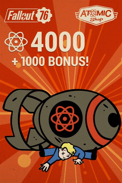 Actual product image Microsoft Fallout 76 - 4000 (+1000 Bonus) Atoms (3000 CHF)