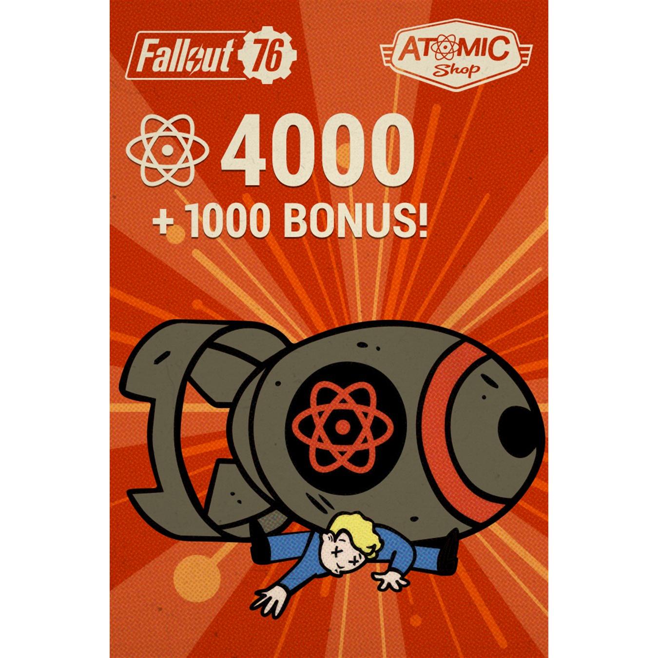 Thumbnail - Microsoft Fallout 76 - 4000 (+1000 Bonus) Atoms (3000 CHF), Ingame Währung